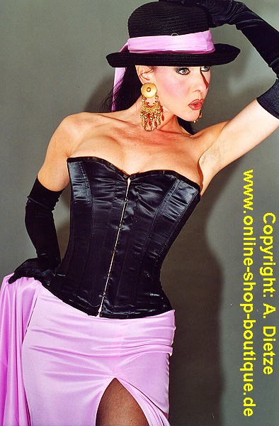 Korsagen Shop: Satin Korsagen / Korsetts.